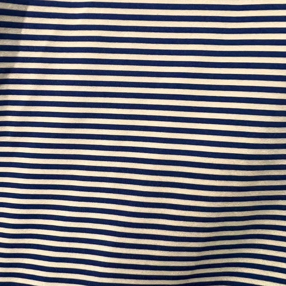 Peter Millar Navy and White Striped Polo - Picture 2 of 2